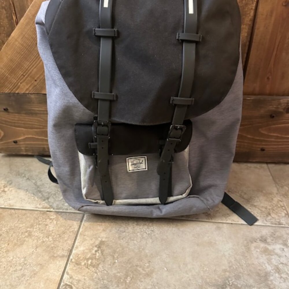 Herschel Little America Backpack Gray with Black Accents